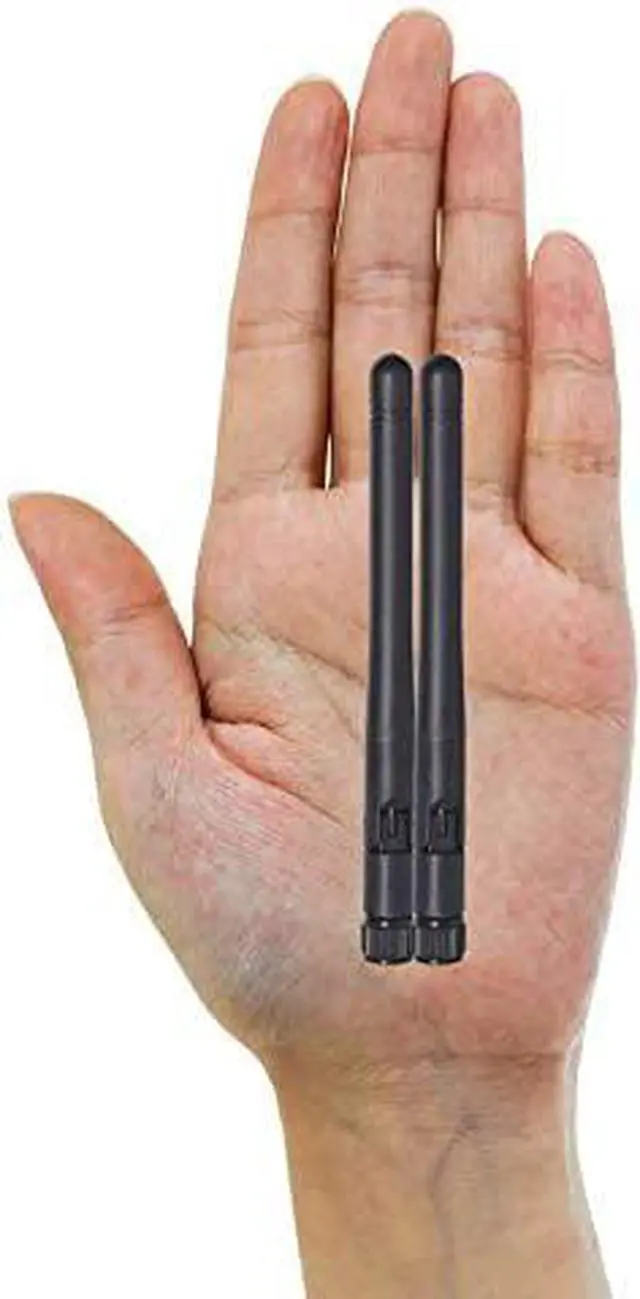 Alt view image 7 of 7 - Bingfu Dual Band WiFi 2.4GHz 5GHz 5.8GHz 3dBi MIMO RP-SMA Male Antenna (2-Pack) for WiFi Router Wireless Network Card USB Adapter Security IP Camera Video Surveillance Monitor