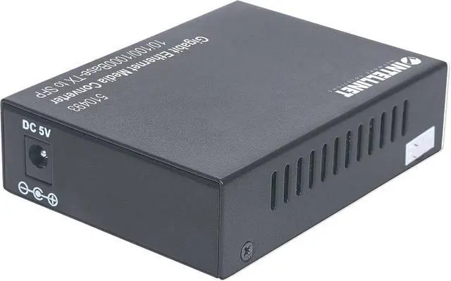 Alt view image 4 of 7 - Intellinet Gigabit Ethernet to SFP Media Converter, 1000 Mbps
