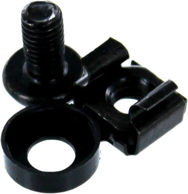 Main image of Navepoint M6 Cage Nuts and Screws for Rack Mount Server Shelves Cabinets Set of 20