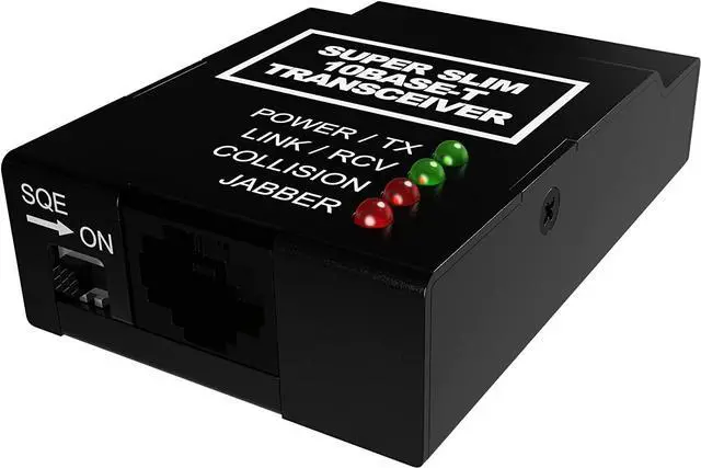 Alt view image 7 of 7 - 10Base-T RJ45 to 10Base-5 DB15M AUI Type Media Converter | Thick Ethernet Adapter to 10BT UTP RJ-45 Transceiver