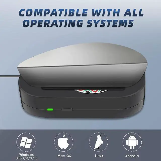 Alt view image 6 of 6 - CHOKMAX Mouse Jiggler, Undetectable Mouse Mover Wiggler Shaker with Drive Free USB Port Simulate Mouse Automatic Random Movement to Prevent Computer Laptop from Sleeping and Keep PC Awake