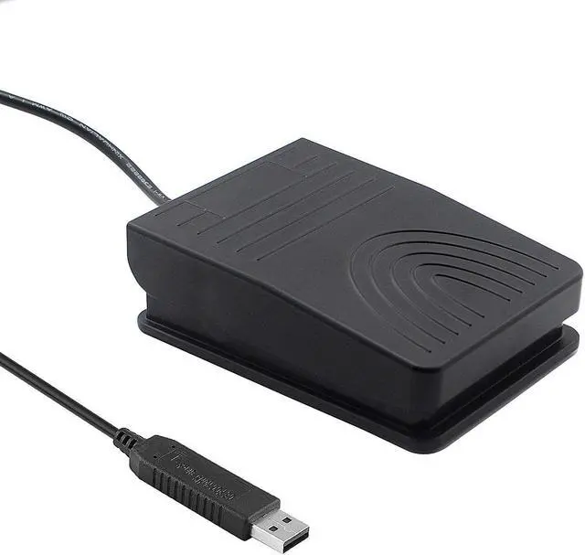 Main image of iKKEGOL [Upgraded] USB Foot Pedal Switch Video Game PC Hands Free Footswitch One Key Control Program Computer Mouse Keyboard HID with 2M Cable
