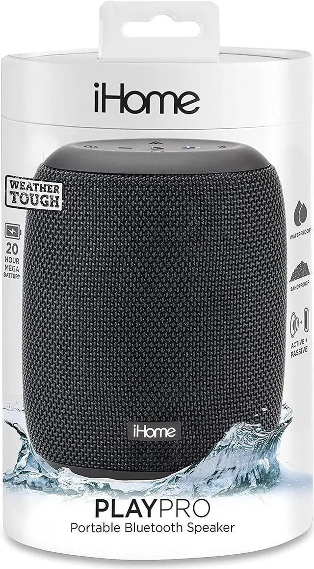 Alt view image 4 of 7 - iHome Waterproof Bluetooth Speaker with Long Lasting Rechargeable Battery, Portable Speaker for Indoor and Outdoor Use