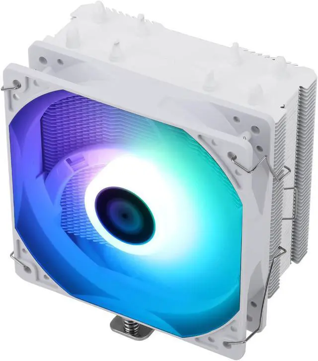 Main image of AssassinX120 SE ARGB White CPU Air Cooler, AX120 SE ARGB, 4 Heat Pipes, TL-C12CW-S PWM Quiet CPU Fan with S-FDB Bearing, for AMD AM4/AM5/Intel 1700/1150/1151/1200/1851
