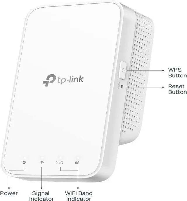 Alt view image 6 of 7 - TP-Link AC1200 WiFi Extender (RE300), Covers Up to 1500 Sq.ft and 25 Devices, Up to 1200Mbps, Supports OneMesh, Dual Band Internet Repeater, Range Booster