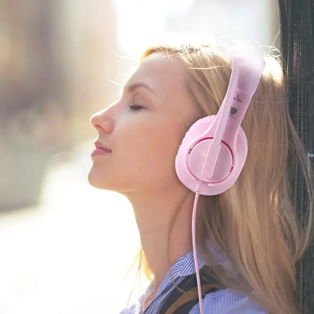 Alt view image 5 of 7 - BlueFire Kids Headphones for Online School, Children, Teens, Boys, Girls, 3.5mm Stereo Over-Ear Gaming Headphone with Microphone and Volume Control Compatible with PS4, PS5, New Xbox OnePink