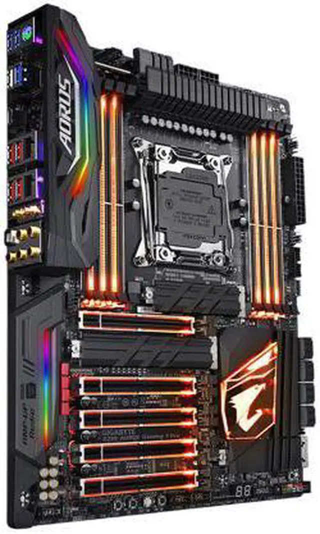 Alt view image 3 of 11 - GIGABYTE X299 AORUS Gaming 7 Pro LGA 2066 Intel X299 SATA 6Gb/s USB 3.1 ATX Intel Motherboard