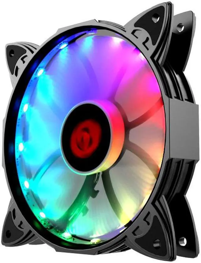 Main image of Great Gold 120 mm RGB Case Fan Silent RGB Color Ultra Quiet Cooling Fan with Long Life Sleeve Bearing. Standard Size 120mm Case Fan Cooling Cooler for Gaming Computer Case