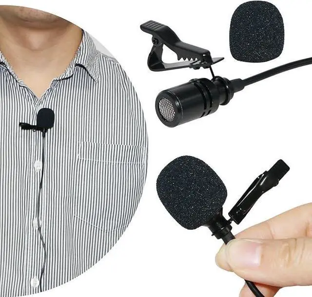 Alt view image 2 of 7 - W WINBRIDGE Portable Collar Clip Microphone 3.5mm Audio Compatible with All WinBridge Voice Amplifiers S6