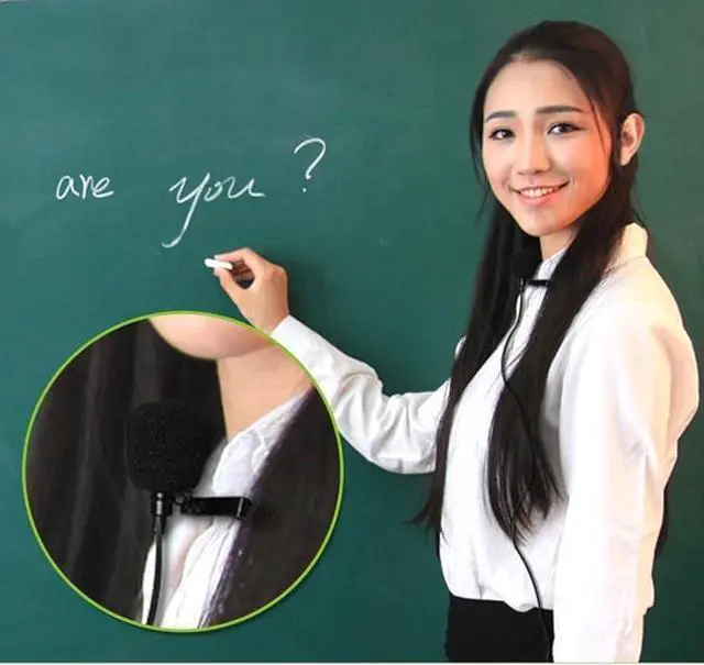 Alt view image 3 of 7 - W WINBRIDGE Portable Collar Clip Microphone 3.5mm Audio Compatible with All WinBridge Voice Amplifiers S6