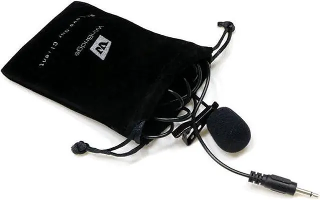 Alt view image 7 of 7 - W WINBRIDGE Portable Collar Clip Microphone 3.5mm Audio Compatible with All WinBridge Voice Amplifiers S6