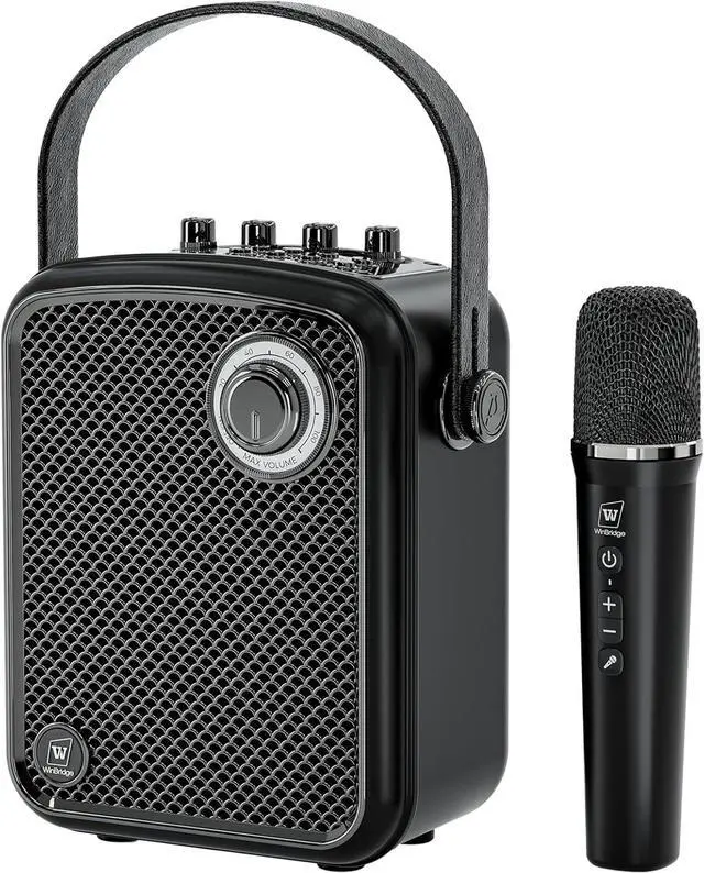 Main image of W WINBRIDGE Wireless Voice Amplifier with Microphone, Portable PA Speaker System, 70W Bluetooth 5.3 Karaoke Machine for Teachers, Public Speaking, Events, Singing, Supports Guitar, Headphone - S100
