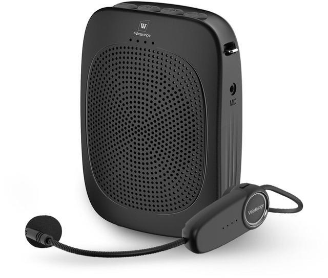 Main image of W WINBRIDGE Wireless Voice Amplifier with Headset Microphone,Personal Wireless Bluetooth Amplifier with Mic,Teachers Microphone Wireless,Mini Megaphone Speaker,Portable PA System for Classroom C002
