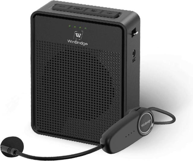 Main image of W WINBRIDGE Voice Amplifier Wireless Microphone Headset, Original Sound Ultra Portable Microphone and Speaker,  Megaphone Speaker with Bluetooth Mic, PA System for Teachers Classroom Tour Guide B002