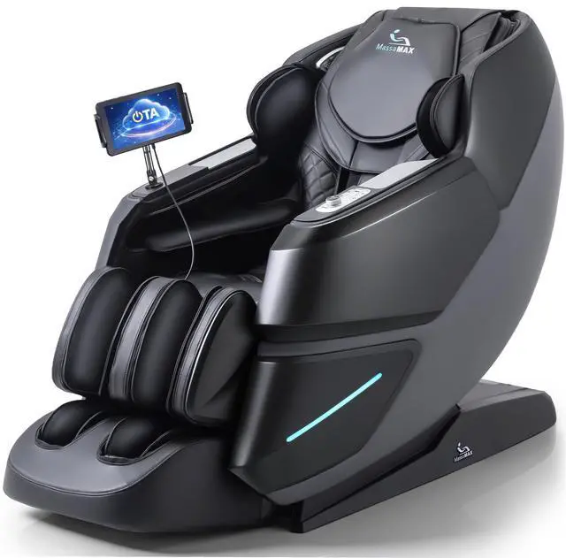 Main image of MassaMAX MT339 4D Massage Chair, Electric Extendable Footrest, Zero Gravity, With Touch Screen, Quick Access Buttons