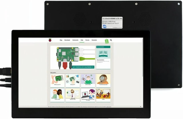 Alt view image 2 of 5 - 13.3inch HDMI LCD (H) (with case) V2, 1920x1080, IPS