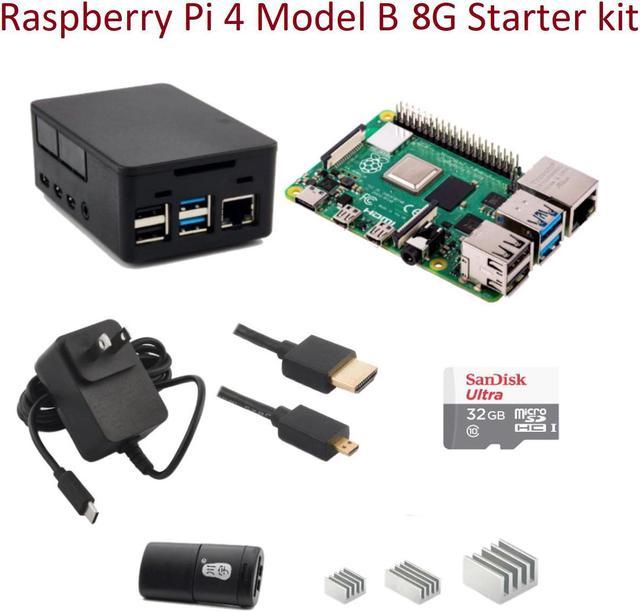 Raspberry Pi 4 Model B Quad Core 64 Bit WiFi Bluetooth (8GB