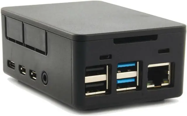 Alt view image 3 of 7 - Raspberry Pi 4 Model B Quad Core 64 Bit WiFi Bluetooth (4GB) Starter Kit