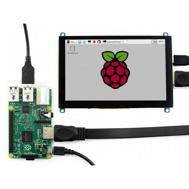 Alt view image 5 of 5 - 5inch HDMI LCD (H) Display, 800x480, Capacitive
