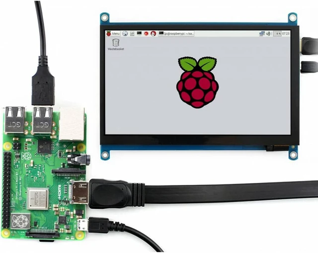 Alt view image 2 of 6 - 7inch HDMI LCD (H) Display, 1024x600, IPS