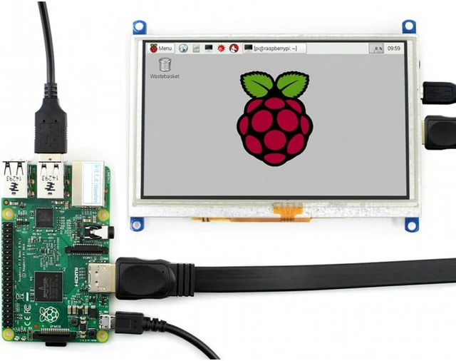 Alt view image 4 of 7 - 5inch HDMI LCD (G) Display, 800x480, Resistive