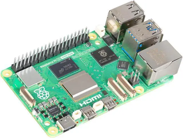 Alt view image 2 of 5 - Raspberry Pi 5 16GB Start Kit (Black)
