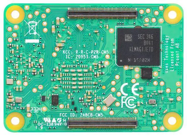 Alt view image 3 of 3 - CM5102000 Raspberry Pi Compute Module 5, Wireless, 2GB RAM, Lite