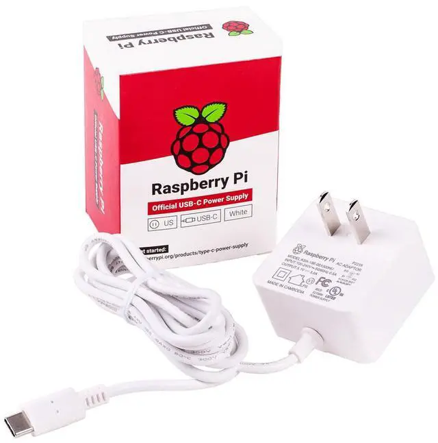 Alt view image 3 of 6 - Raspberry PI 4 4GB Official Kit (White)