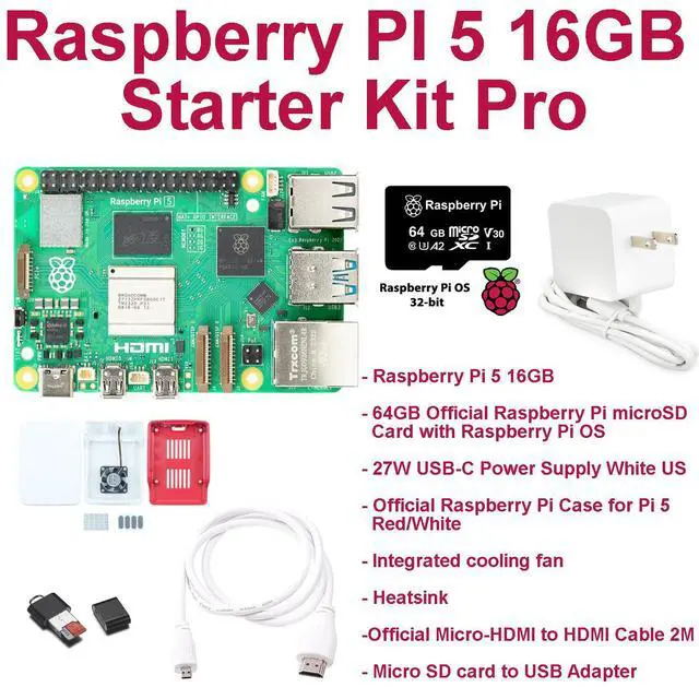 Main image of Raspberry Pi 5 16GB Start Kit Pro