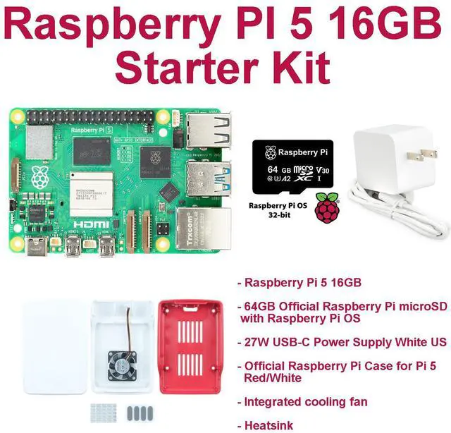 Main image of Raspberry Pi 5 16GB Start Kit
