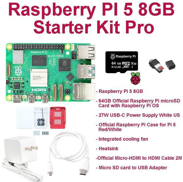 Main image of Raspberry Pi 5 8GB Start Kit Pro