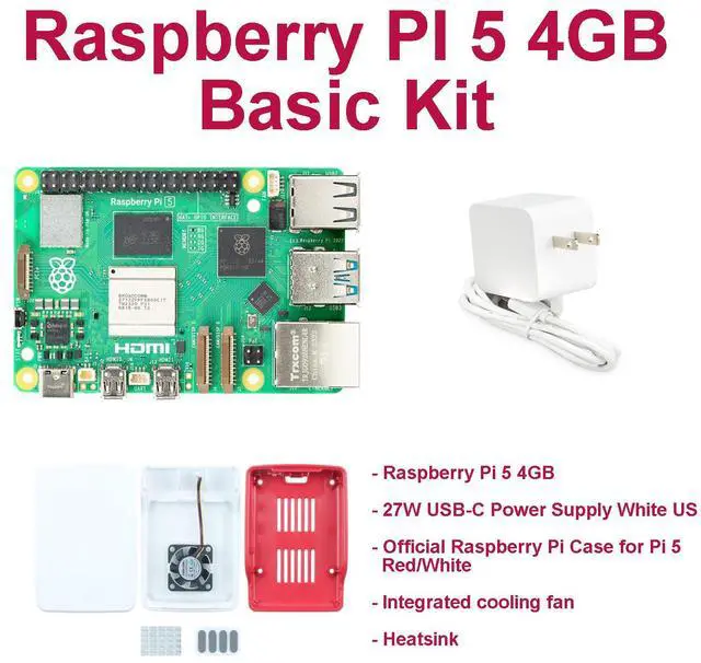 Main image of Raspberry Pi 5 4GB Basic Kit