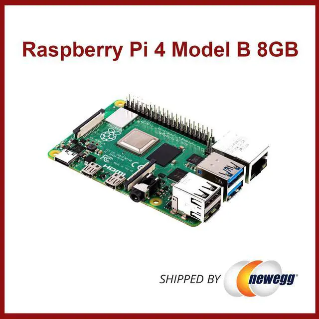 Alt view image 2 of 2 - Raspberry Pi 4 Model B Quad Core 64 Bit WiFi Bluetooth (8GB)