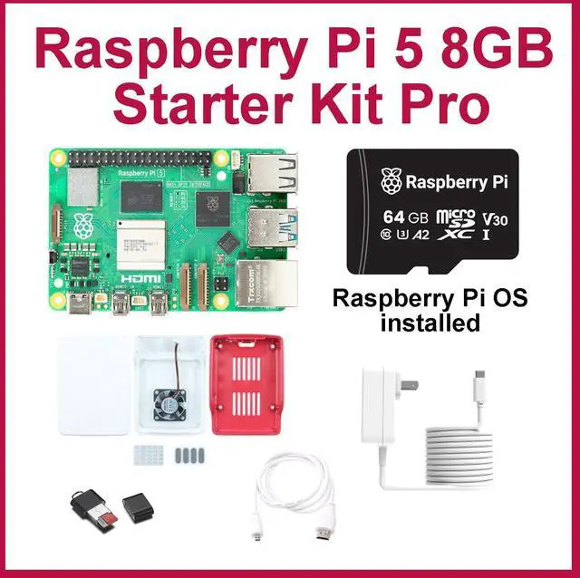 Main image of Raspberry Pi 5 8GB Starter Kit Pro