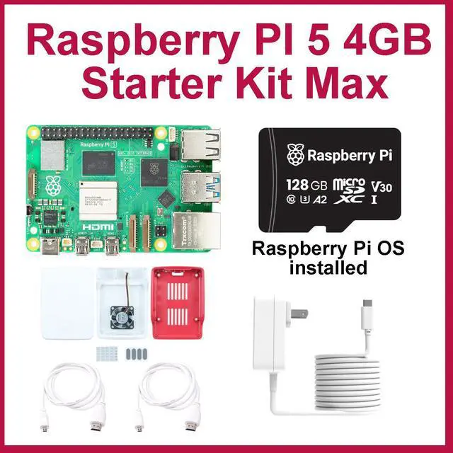 Main image of Raspberry Pi 5 4GB Starter Kit Max