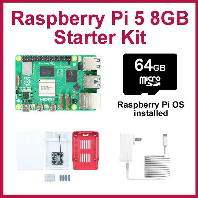 Main image of Raspberry Pi 5 8GB Starter Kit