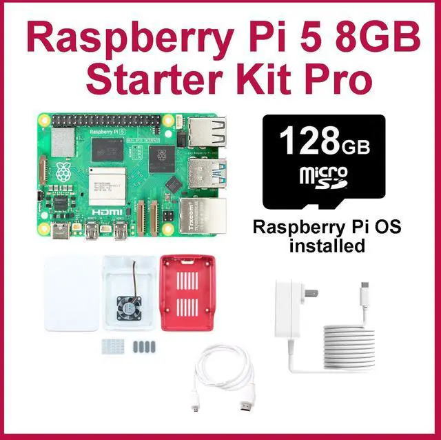 Main image of Raspberry Pi 5 8GB Starter Kit Pro