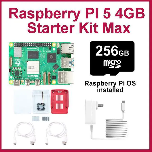 Main image of Raspberry Pi 5 4GB Starter Kit Max