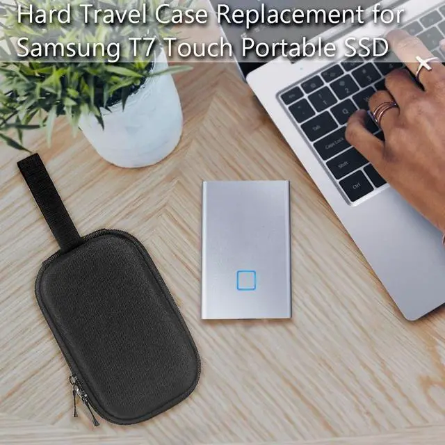Alt view image 2 of 6 - EVA Hard Disk Case Travel Carrying Bag Protective Cover Hard Case Storage for Samsung T7 Press Portable SSD Case - OEM