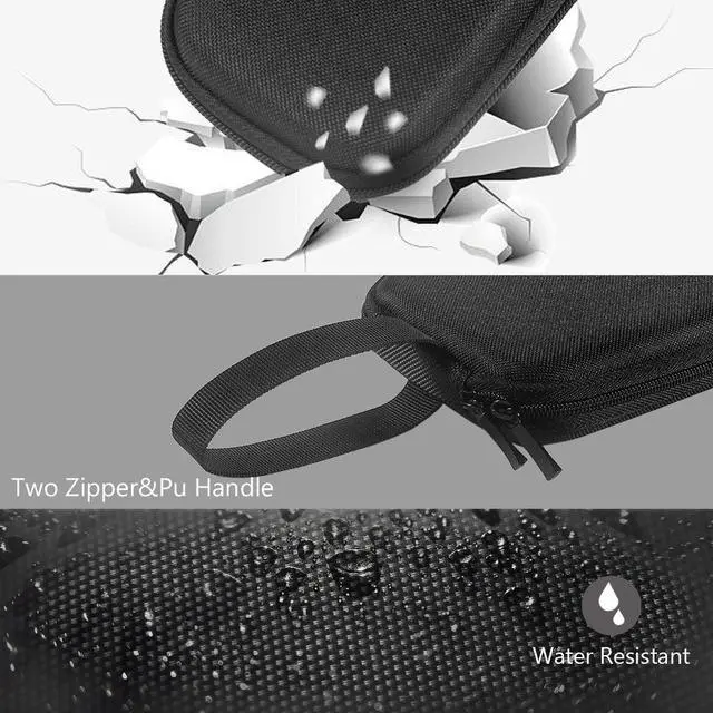 Alt view image 3 of 6 - EVA Hard Disk Case Travel Carrying Bag Protective Cover Hard Case Storage for Samsung T7 Press Portable SSD Case - OEM