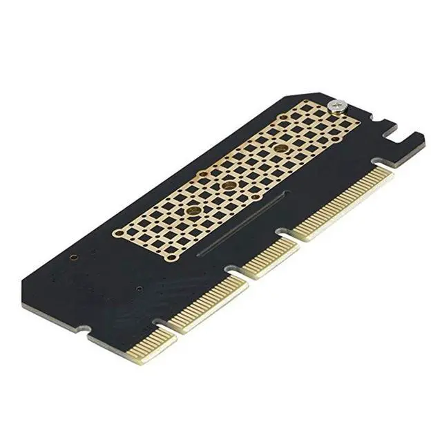 Alt view image 4 of 6 - NVME to PCIe Adapter for M.2 M Key SSD to PCI-E 4X/8X/16X Converter Card Adapter