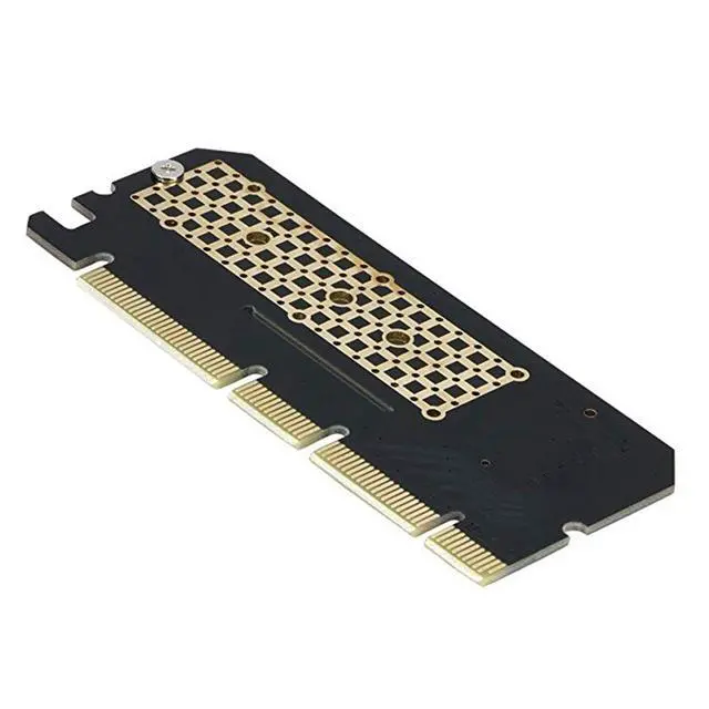 Alt view image 5 of 6 - NVME to PCIe Adapter for M.2 M Key SSD to PCI-E 4X/8X/16X Converter Card Adapter