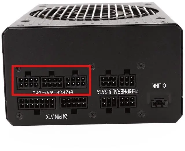 Alt view image 7 of 7 - CPU 8 Pin Male to CPU 8 Pin (4+4 Pin) Male EPS-12V Motherboard Power Adapter Cable for Corsair Modular Power Supply 60cm