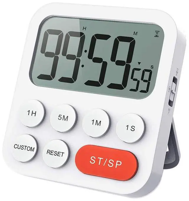 Main image of Timer Digital Cooking Timer, Magnetic Count Up & Countdown Timer with LCD Display and Loud Alarm,99 Hour Digital Timer