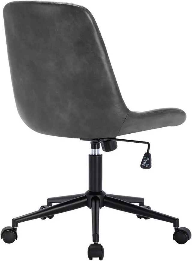 Alt view image 5 of 7 - Duhome Modern PU Leather Office Chair Desk Chair Swivel Computer Chair