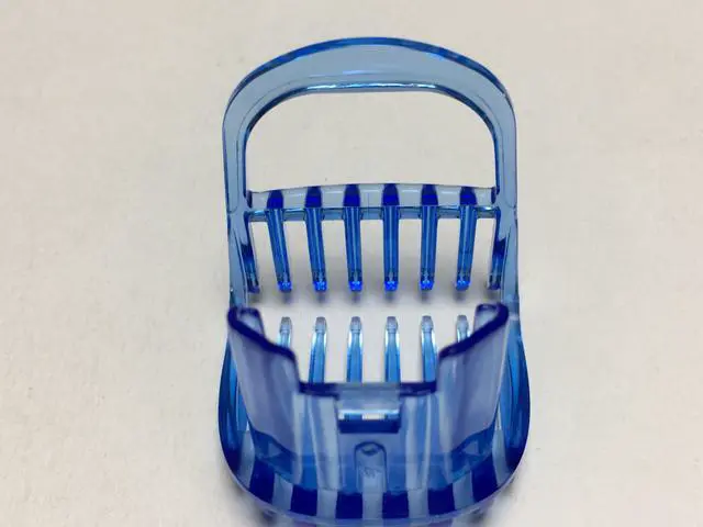 Alt view image 2 of 4 - New HAIR CLIPPER COMB Prewave Compatible With Philips Beard Trimmer Pro Skin Advanced QT4006/15 QT4005/15 QT4001/15 QT4011/15 Shaver Replacement Accessories Parts Plastic Blue