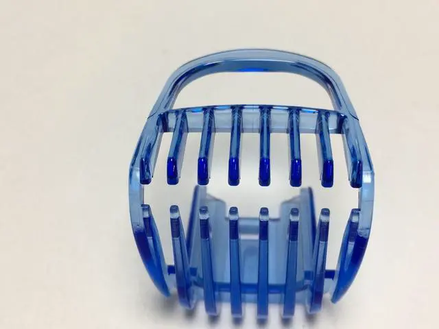 Alt view image 3 of 4 - New HAIR CLIPPER COMB Prewave Compatible With Philips Beard Trimmer Pro Skin Advanced QT4006/15 QT4005/15 QT4001/15 QT4011/15 Shaver Replacement Accessories Parts Plastic Blue