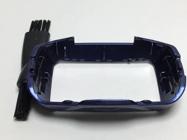 Alt view image 5 of 6 - New Blue Shaver Head Holder Foil Frame Prewave Compatible With Panasonic Arc5 ES-ELV9 ES-LV94 ES-LV96 ES-LV96-S ES-CLV96 ES-LV95 ES-LV95-S ES-LV9A-S ES-LV9B-S Generic Wet/Dry Razor heads Cover parts