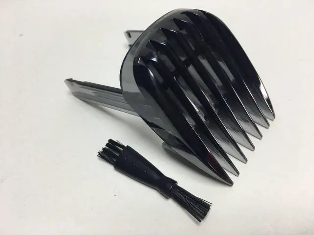 Alt view image 6 of 6 - New HAIR CLIPPER COMB Trimmer BEARD Prewave Compatible With Philips COMB HC7460 HC7462 HC7460/13 HC7460/15 Series 7000 7-24MM MEDIUM Men's clipper hair Shaver Rzaor head  Black Replacement Parts