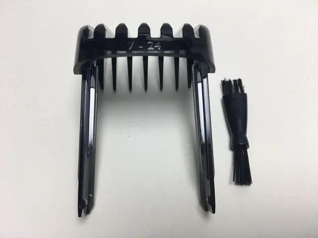 Alt view image 2 of 6 - New HAIR CLIPPER COMB Trimmer BEARD Prewave Compatible With Philips COMB HC7460 HC7462 HC7460/13 HC7460/15 Series 7000 7-24MM MEDIUM Men's clipper hair Shaver Rzaor head  Black Replacement Parts